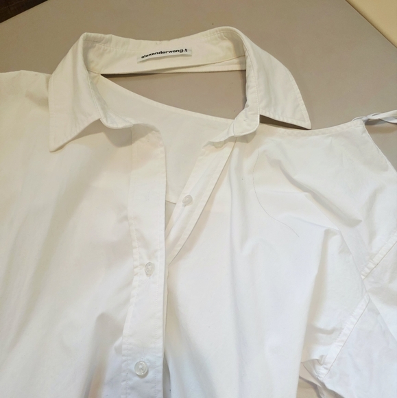 T by Alexander Wang White Shirt Dress - Picture 9 of 11